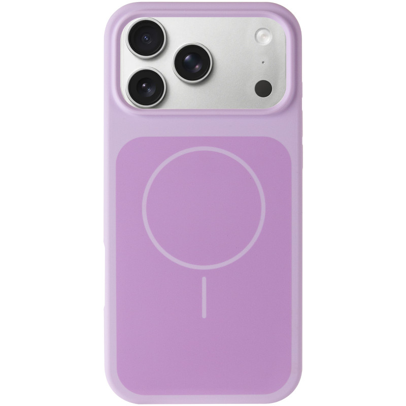 Фото Чохол Silk Duo Color (AA) NO LOGO with Magnetic Fit на Apple iPhone 17 Pro / 18 Pro (6.3") (Lilac) на vchehle.ua