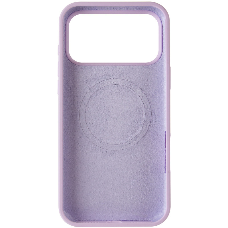 Фото Чохол Silk Duo Color (AA) NO LOGO with Magnetic Fit на Apple iPhone 17 Pro / 18 Pro (6.3") (Lilac) в маназині vchehle.ua
