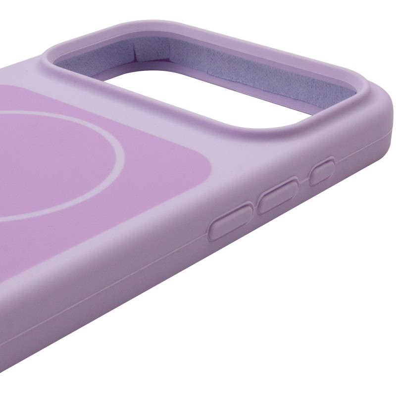Чохол Silk Duo Color (AA) NO LOGO with Magnetic Fit на Apple iPhone 17 Pro / 18 Pro (6.3") (Lilac) в магазині vchehle.ua