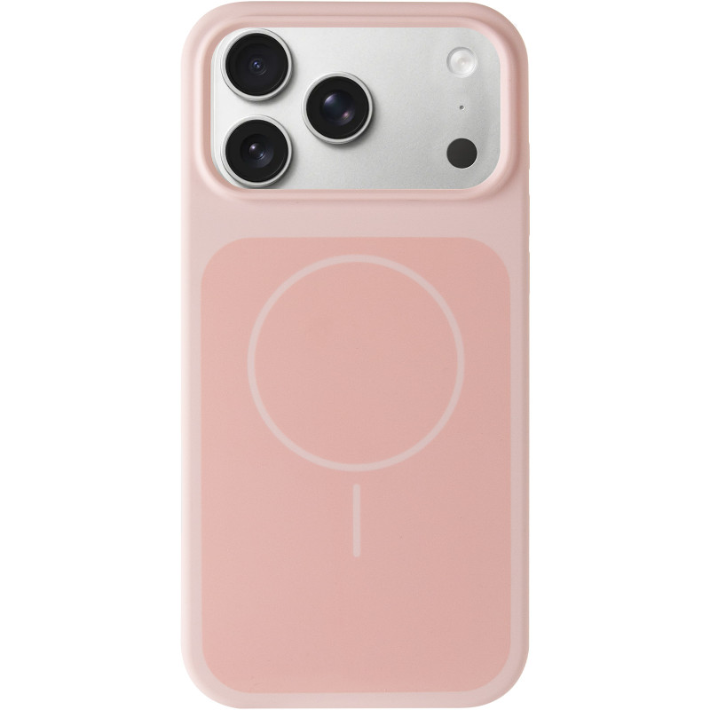 Фото Чохол Silk Duo Color (AA) NO LOGO with Magnetic Fit на Apple iPhone 17 Pro / 18 Pro (6.3") (Pink) на vchehle.ua