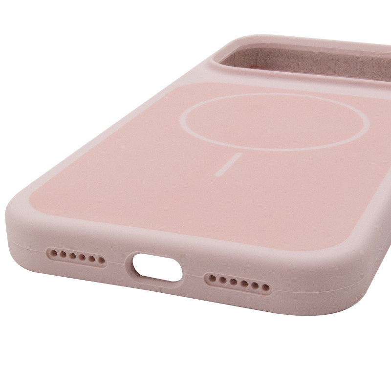 Купити Чохол Silk Duo Color (AA) NO LOGO with Magnetic Fit на Apple iPhone 17 Pro / 18 Pro (6.3") (Pink) на vchehle.ua