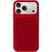 Фото Чохол Silk Duo Color (AA) NO LOGO with Magnetic Fit на Apple iPhone 17 Pro / 18 Pro (6.3") (Red) на vchehle.ua