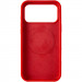 Фото Чохол Silk Duo Color (AA) NO LOGO with Magnetic Fit на Apple iPhone 17 Pro / 18 Pro (6.3") (Red) в маназині vchehle.ua