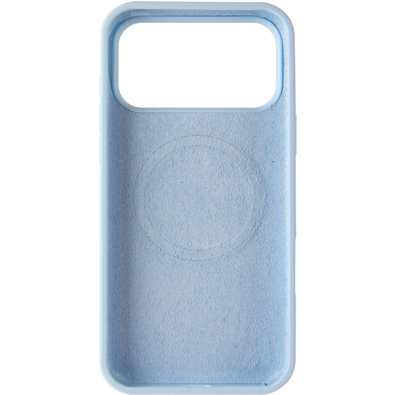 Фото Чохол Silk Duo Color (AA) NO LOGO with Magnetic Fit на Apple iPhone 17 Pro / 18 Pro (6.3") (Sky Blue) в маназині vchehle.ua