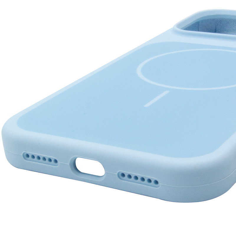 Купити Чохол Silk Duo Color (AA) NO LOGO with Magnetic Fit на Apple iPhone 17 Pro / 18 Pro (6.3") (Sky Blue) на vchehle.ua