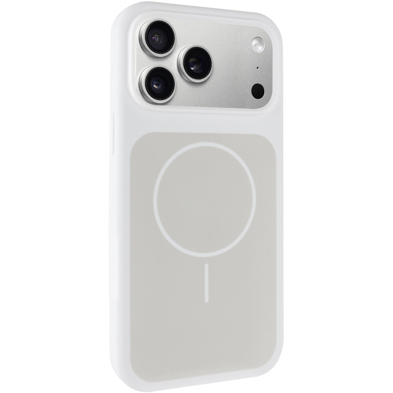 Чохол Silk Duo Color (AA) NO LOGO with Magnetic Fit на Apple iPhone 17 Pro / 18 Pro (6.3") (White)
