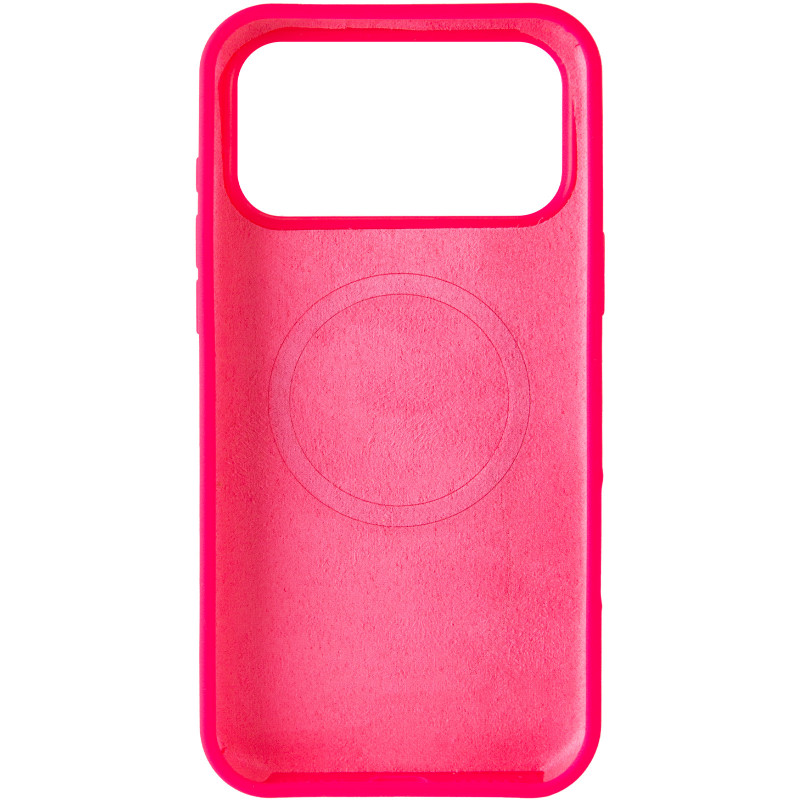 Фото Чехол Silk Duo Color (AA) NO LOGO with Magnetic Fit для Apple iPhone 17 Pro Max / 18 Pro Max (6.9") (Barbie Pink) в магазине vchehle.ua