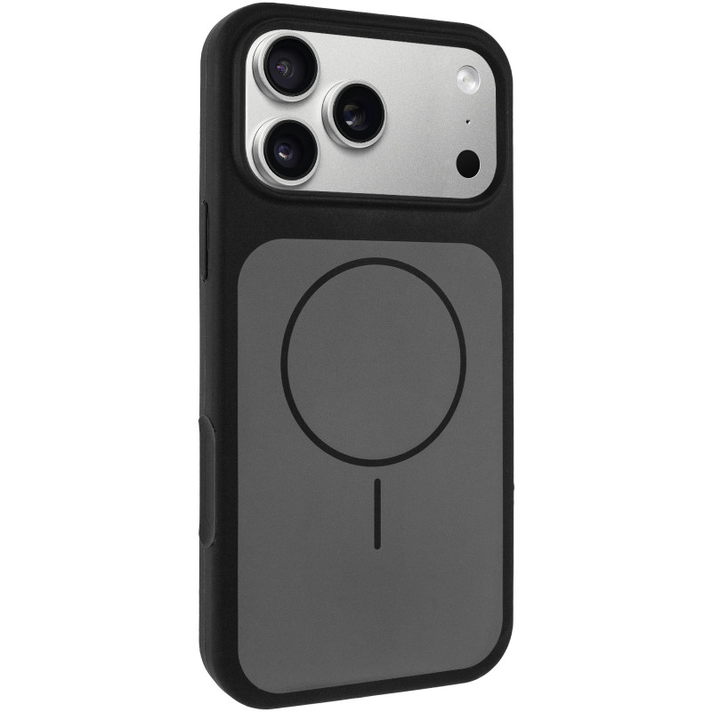 Чехол Silk Duo Color (AA) NO LOGO with Magnetic Fit для Apple iPhone 17 Pro Max / 18 Pro Max (6.9") (Black)