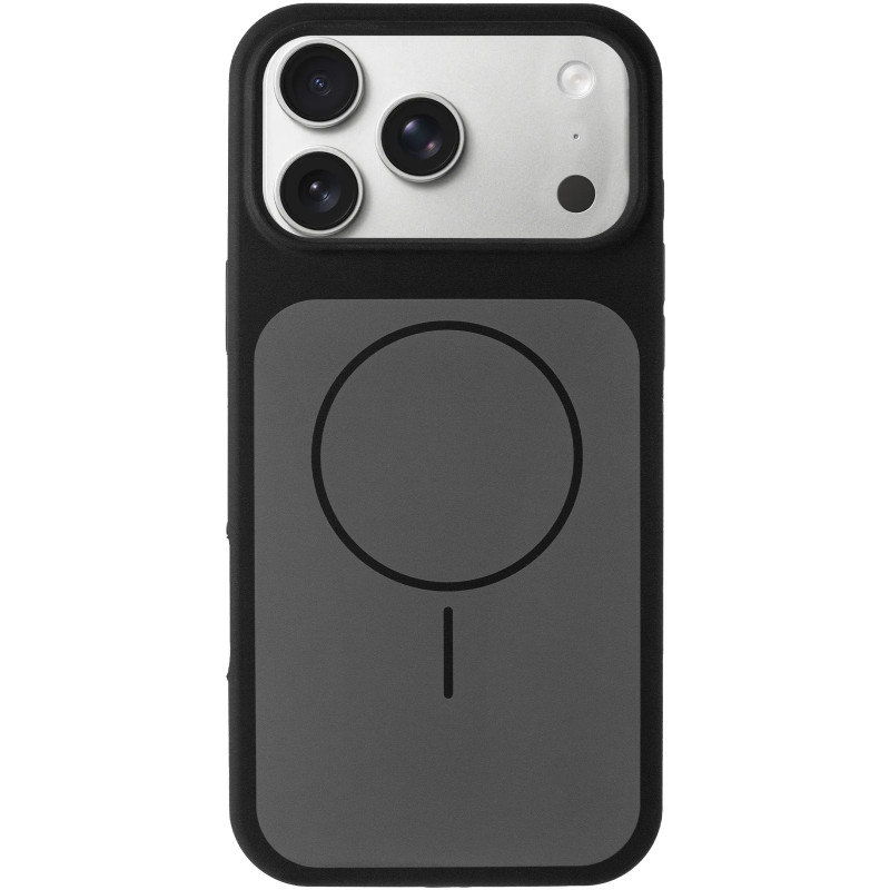 Фото Чехол Silk Duo Color (AA) NO LOGO with Magnetic Fit для Apple iPhone 17 Pro Max / 18 Pro Max (6.9") (Black) в магазине vchehle.ua