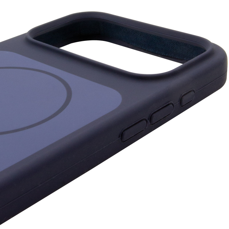 Чехол Silk Duo Color (AA) NO LOGO with Magnetic Fit для Apple iPhone 17 Pro Max / 18 Pro Max (6.9") (Midnight Blue) в магазине vchehle.ua