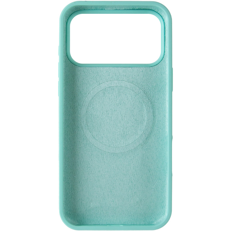 Фото Чехол Silk Duo Color (AA) NO LOGO with Magnetic Fit для Apple iPhone 17 Pro Max / 18 Pro Max (6.9") (Turquoise) в магазине vchehle.ua
