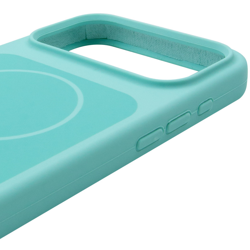 Чехол Silk Duo Color (AA) NO LOGO with Magnetic Fit для Apple iPhone 17 Pro Max / 18 Pro Max (6.9") (Turquoise) в магазине vchehle.ua