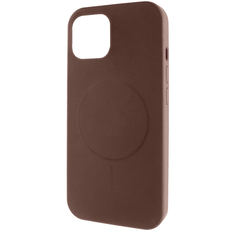 Чохол Silk Full Protective (AA) NO LOGO with Magnetic Fit на Apple iPhone 12 Pro Max (6.7") (Коричневий / Brown)