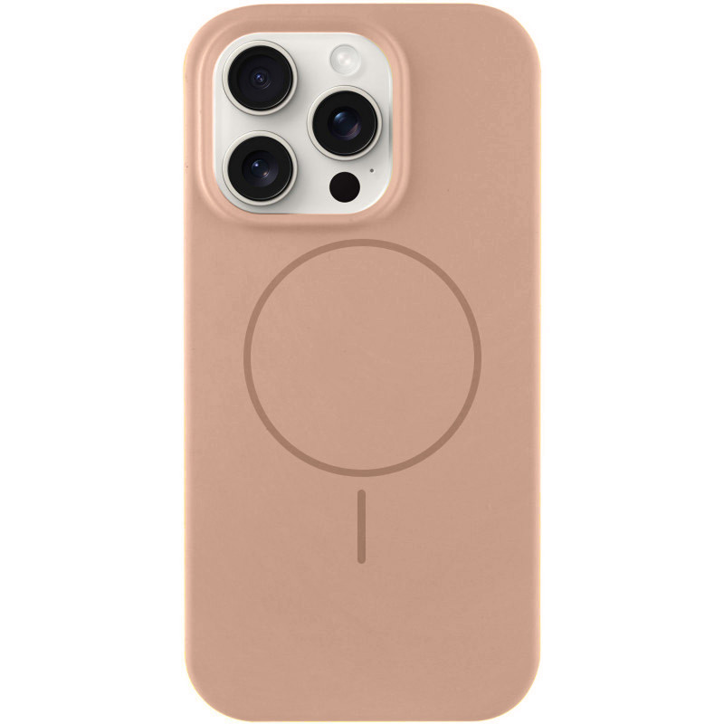 Чехол Silk Full Protective (AA) NO LOGO with Magnetic Fit для Apple iPhone 16 Pro Max (6.9") (Бежевый / Desert Gold)