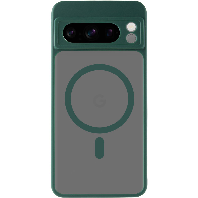 Фото Чохол TPU Bloom with Magnetic Fit на Google Pixel 8 Pro (Green) на vchehle.ua