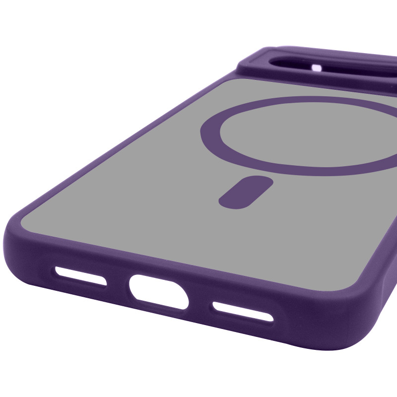 Купити Чохол TPU Bloom with Magnetic Fit на Google Pixel 8 Pro (Purple) на vchehle.ua