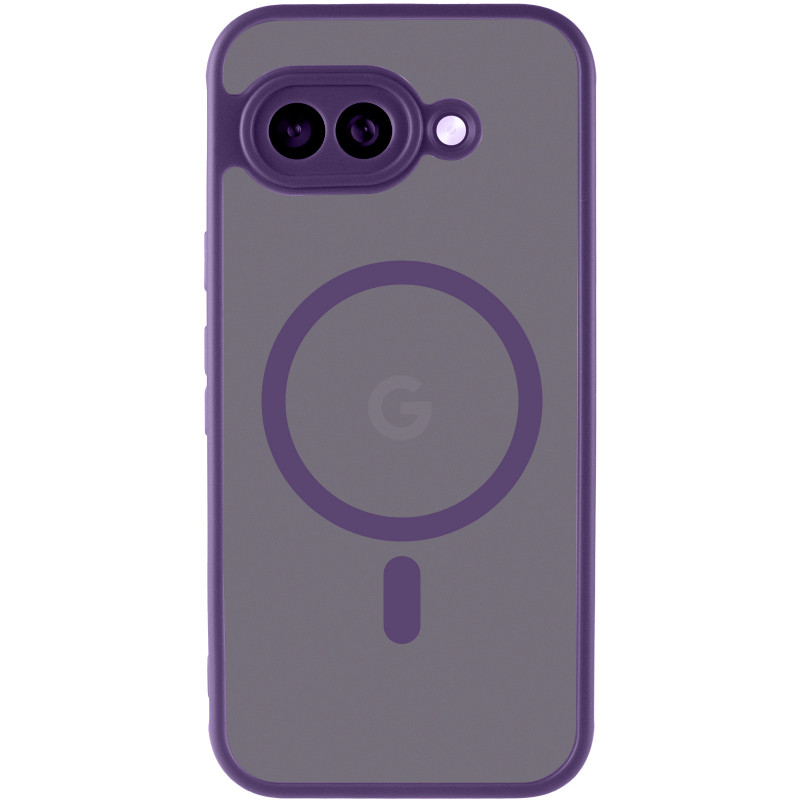 Фото Чохол TPU Bloom with Magnetic Fit на Google Pixel 9a (Purple) на vchehle.ua