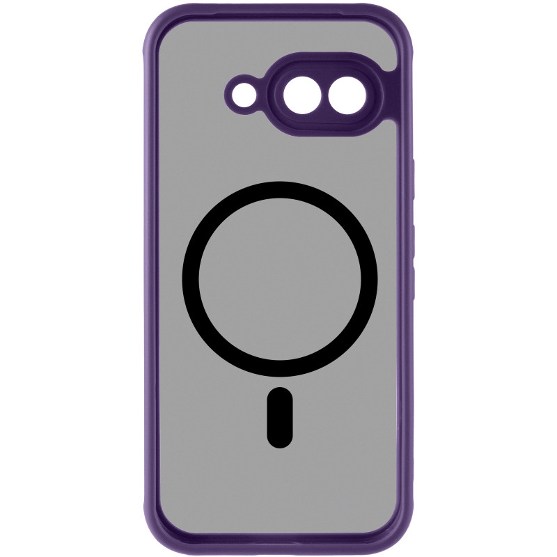 Фото Чохол TPU Bloom with Magnetic Fit на Google Pixel 9a (Purple) в маназині vchehle.ua