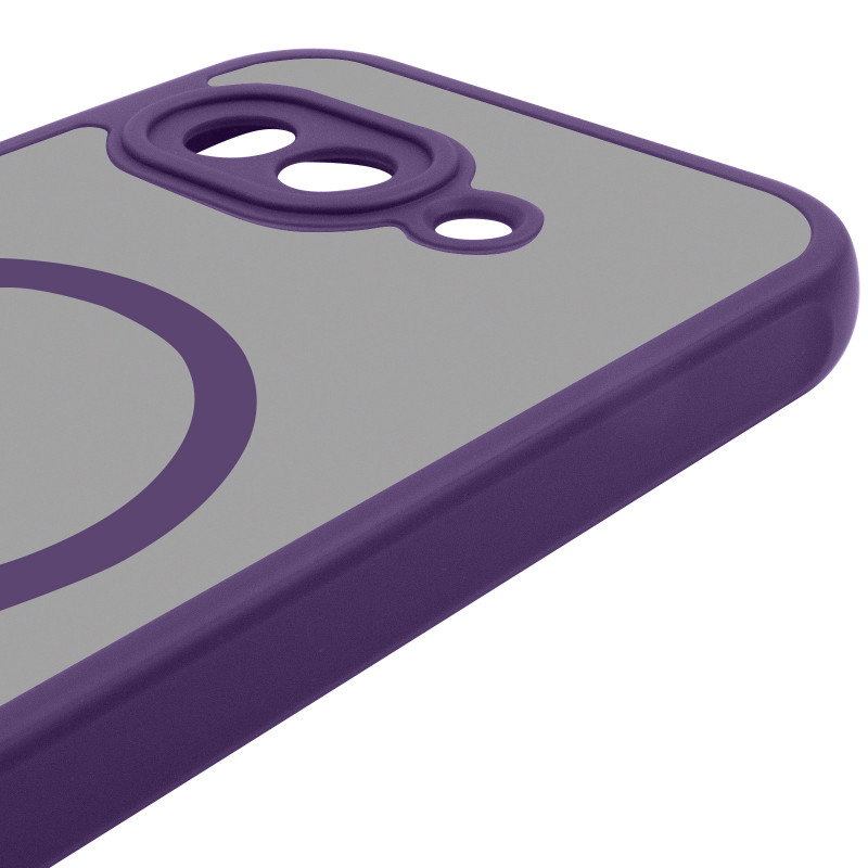 Чохол TPU Bloom with Magnetic Fit на Google Pixel 9a (Purple) в магазині vchehle.ua