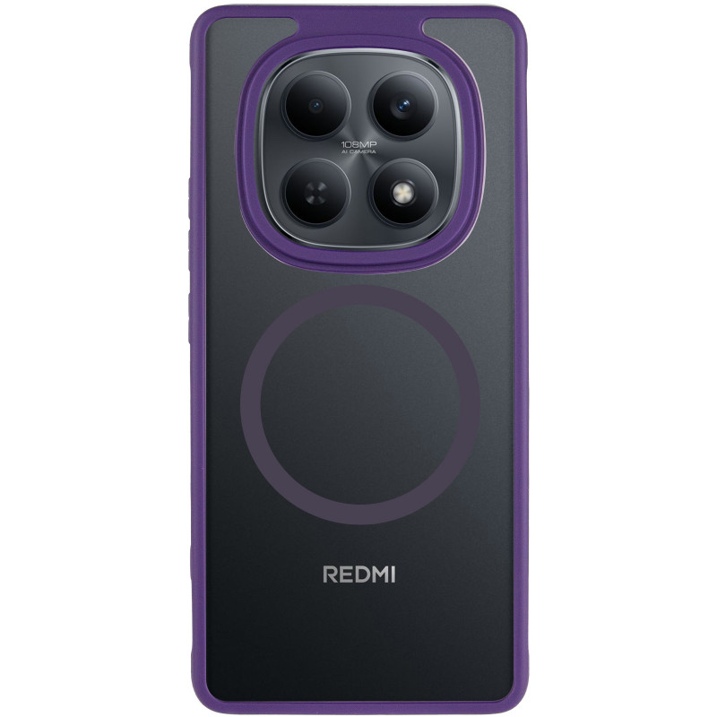 Фото Чохол TPU Bloom with Magnetic Fit на Xiaomi Redmi Note 15 4G/5G (EU) (Purple) на vchehle.ua