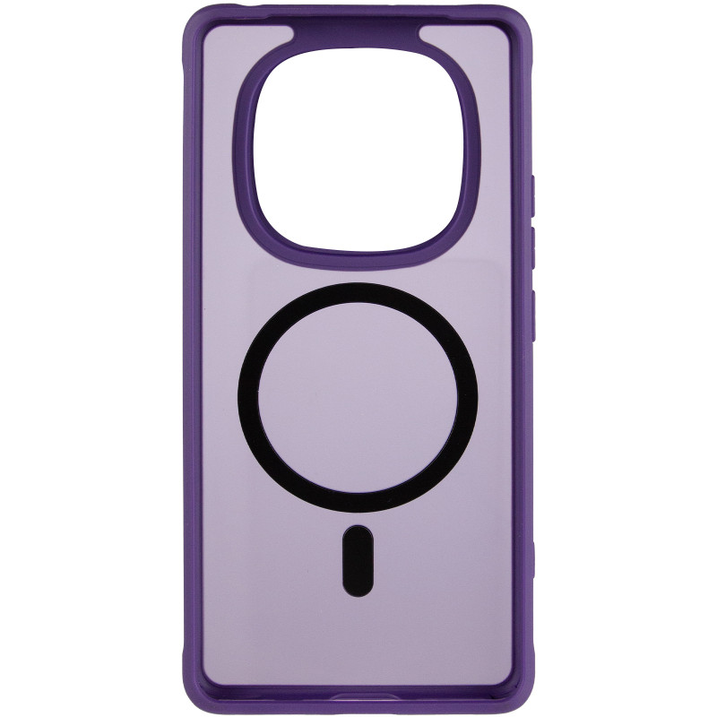 Фото Чохол TPU Bloom with Magnetic Fit на Xiaomi Redmi Note 15 4G/5G (EU) (Purple) в маназині vchehle.ua