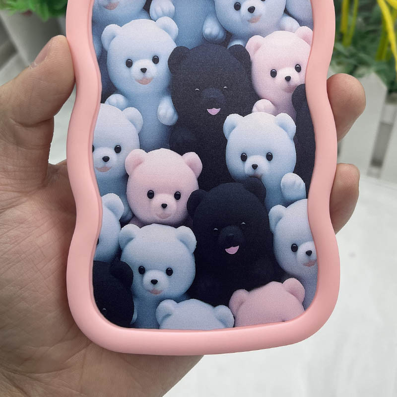 Фото Чехол TPU Cloudy Pictures для Apple iPhone 16e / 17e (6.1") (Bears) на vchehle.ua