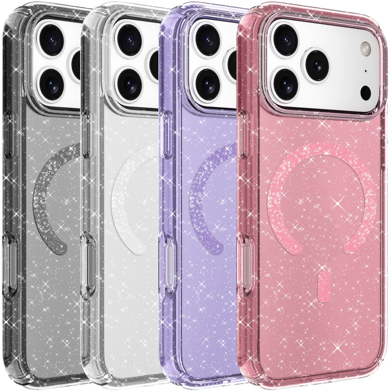 Чехол TPU Eclipse Sparkle Magnetic Fit для Apple iPhone 17 Pro (6.3")