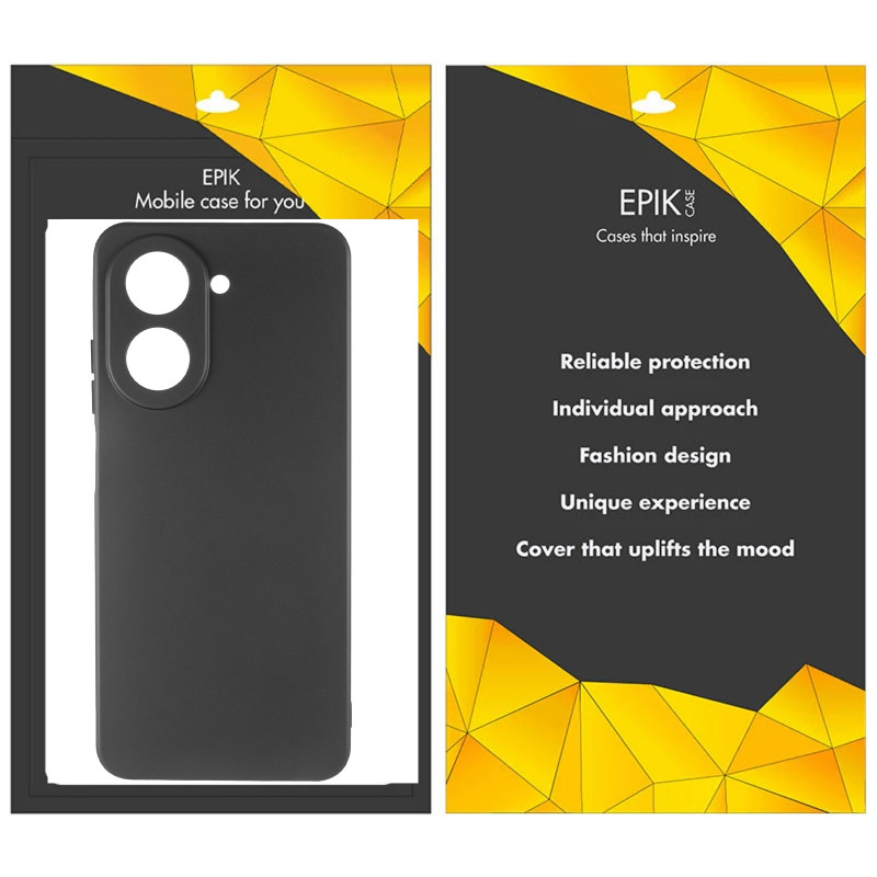 Фото Чохол TPU Epik Black Full Camera на Infinix Hot 70 (Черный) на vchehle.ua