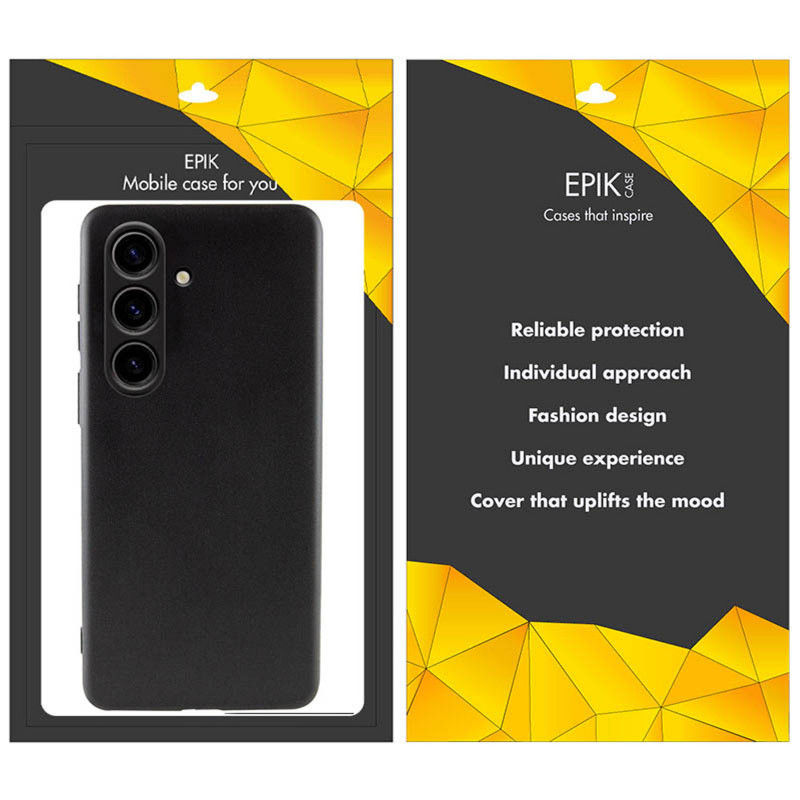 Фото Чехол TPU Epik Black Full Camera для Samsung Galaxy A37 5G (Черный) на vchehle.ua