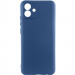 Чехол TPU GETMAN Liquid Silk Full Camera для Samsung Galaxy A05 (Синий / Navy Blue)