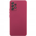 Чехол TPU GETMAN Liquid Silk Full Camera для Samsung Galaxy A52 4G / A52 5G / A52s (Бордовый / Marsala)
