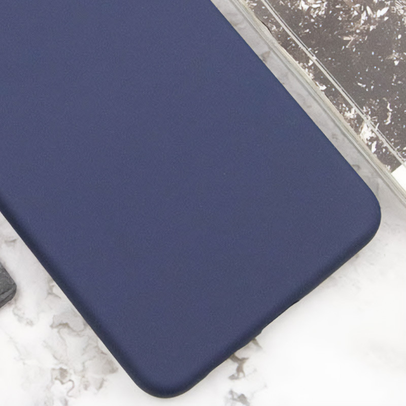 Фото Чохол TPU GETMAN Liquid Silk Full Camera на Xiaomi Redmi 13 4G / Poco M6 4G (Синій / Midnight Blue) на vchehle.ua