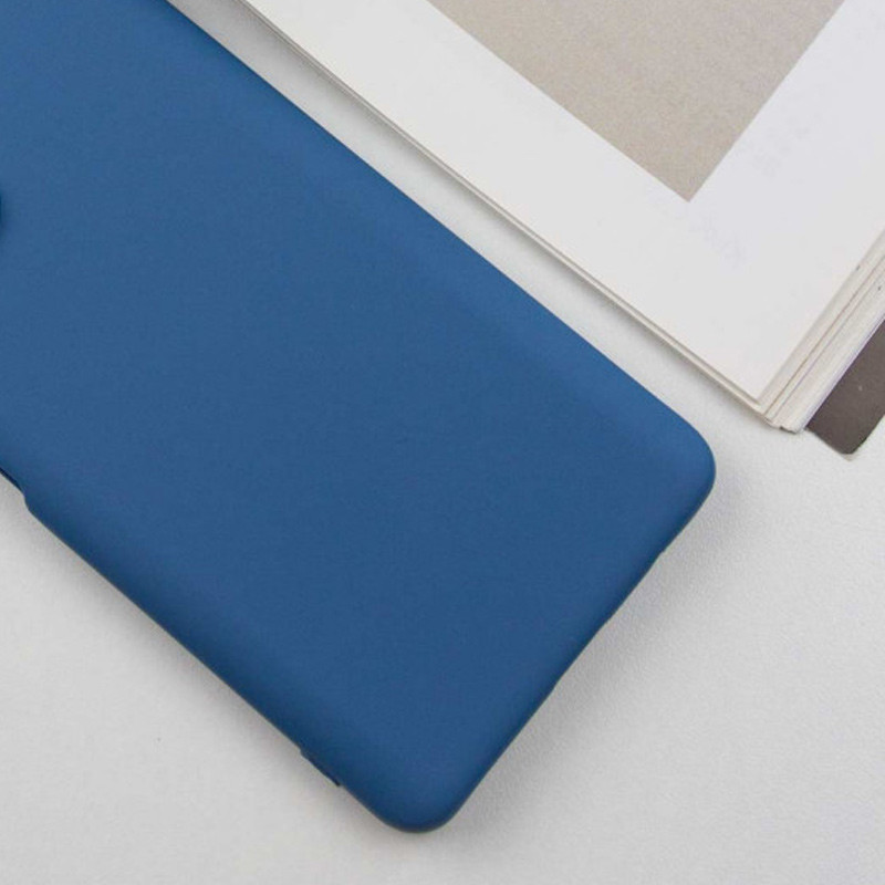 Фото Чохол TPU GETMAN Liquid Silk Full Camera на Xiaomi Redmi 13 4G / Poco M6 4G (Синій / Navy Blue) на vchehle.ua
