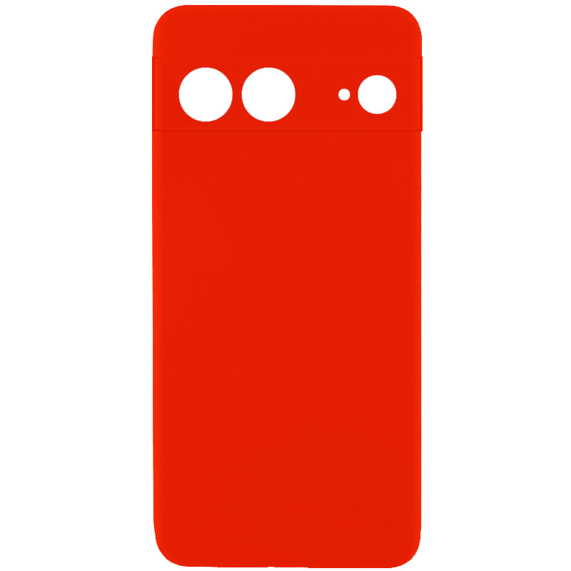 Чохол TPU GETMAN Liquid Silk Full Camera на Google Pixel 7 (Червоний / Red)