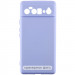 Чохол TPU GETMAN Liquid Silk Full Camera на Motorola Edge 60 Fusion (Бузковий / Light purple)