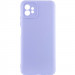 Чохол TPU GETMAN Liquid Silk Full Camera на Motorola Moto G32 (Бузковий / Light purple)