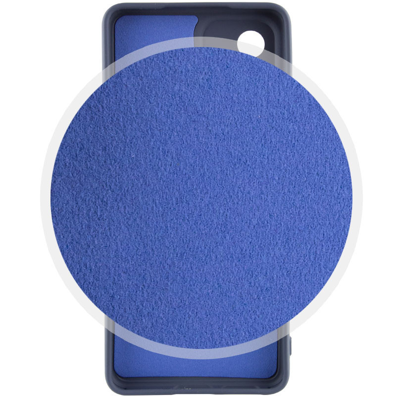 Фото Чохол TPU GETMAN Liquid Silk Full Camera на Samsung Galaxy A36 5G (Синій / Midnight Blue) на vchehle.ua
