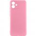 Чехол TPU GETMAN Liquid Silk Full Camera для Samsung Galaxy A08 / A07 4G (Розовый / Pink)