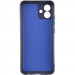 Фото Чехол TPU GETMAN Liquid Silk Full Camera для Samsung Galaxy A08 / A07 4G (Синий / Midnight Blue) на vchehle.ua