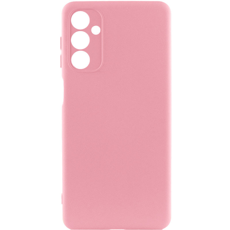 Чохол TPU GETMAN Liquid Silk Full Camera на Samsung Galaxy A18 / A17 (Рожевий / Pink)