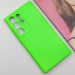 Фото Чехол TPU GETMAN Liquid Silk Full Camera для Samsung Galaxy S24 Ultra (Салатовый / Neon Green) в магазине vchehle.ua