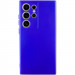 Чехол TPU GETMAN Liquid Silk Full Camera для Samsung Galaxy S24 Ultra (Синий / Iris)