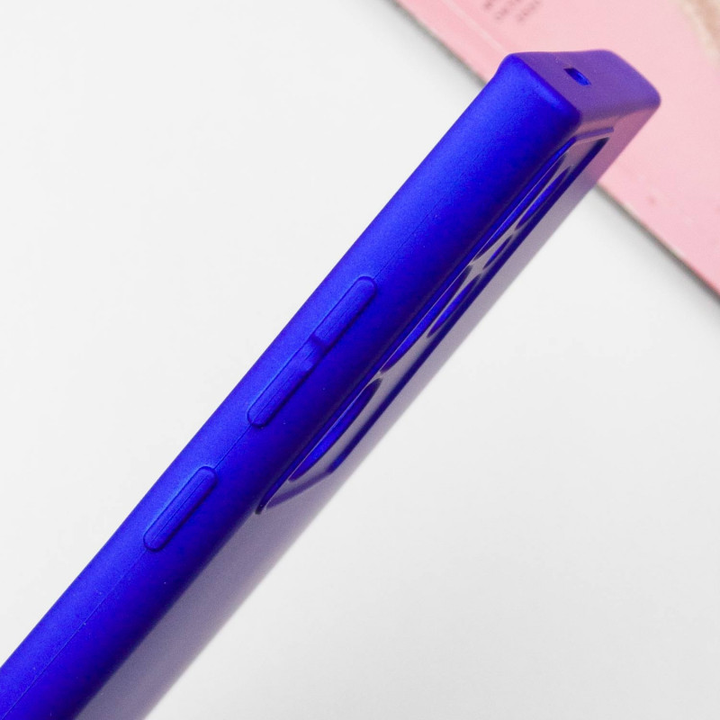 Заказать Чехол TPU GETMAN Liquid Silk Full Camera для Samsung Galaxy S24 Ultra (Синий / Iris) на vchehle.ua