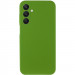 Фото Чехол TPU GETMAN Liquid Silk Full Camera для Samsung Galaxy A37 5G (Зеленый / Dark green) на vchehle.ua