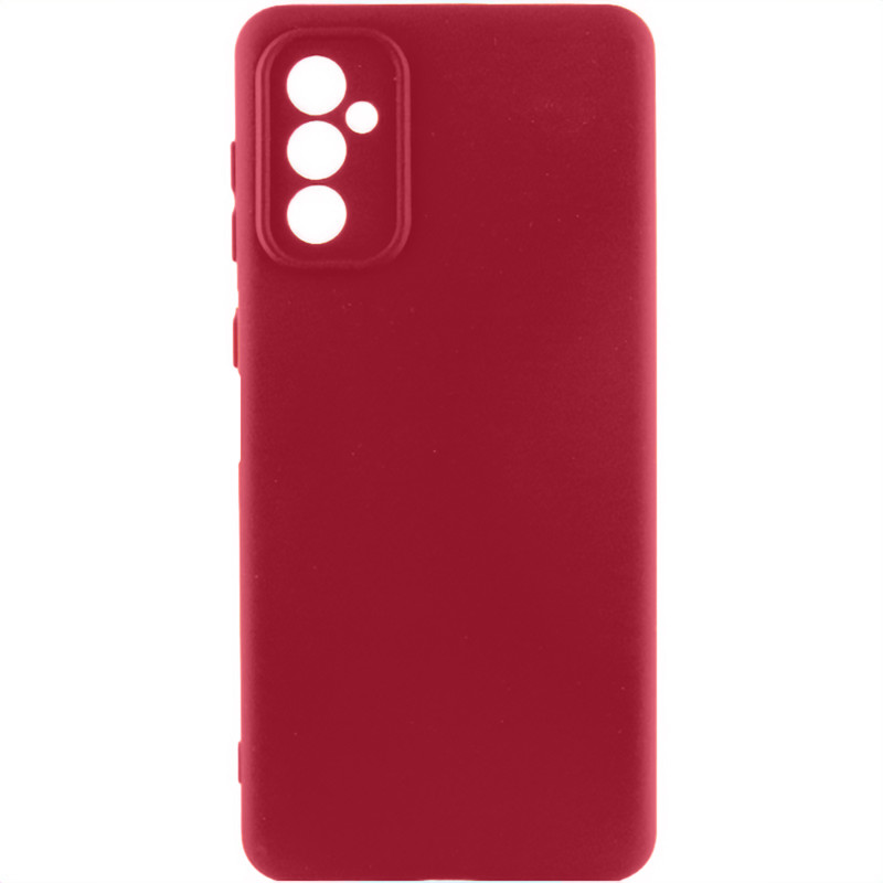 Чохол TPU GETMAN Liquid Silk Full Camera на Samsung Galaxy A57 5G (Червоний / Dark Red)