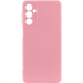 Чехол TPU GETMAN Liquid Silk Full Camera для Samsung Galaxy A27 (Розовый / Pink)