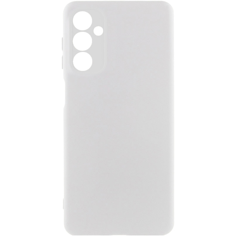 Чехол TPU GETMAN Liquid Silk Full Camera для Samsung Galaxy A27 (Белый / White)