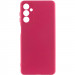Чехол TPU GETMAN Liquid Silk Full Camera для Samsung Galaxy A35 (Красный / Dark Red)