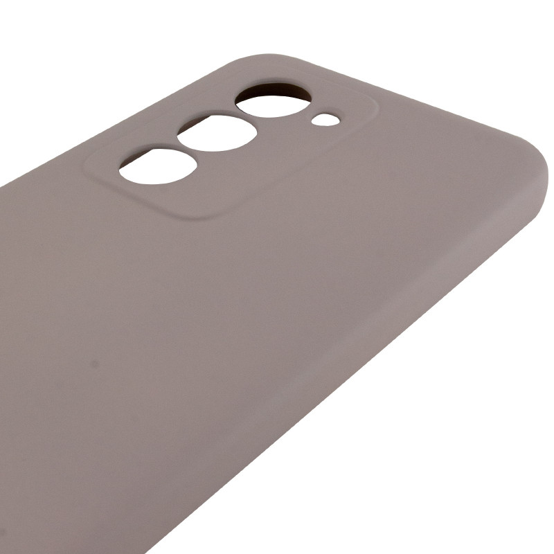 Чохол TPU GETMAN Liquid Silk Full Camera на Xiaomi Redmi 15 (Global) (Сірий / Lavender) в магазині vchehle.ua