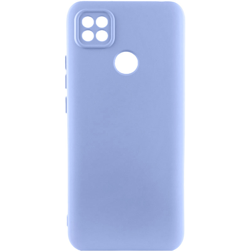 Чехол TPU GETMAN Liquid Silk Full Camera для Xiaomi Redmi 9C (Сиреневый / Light purple)